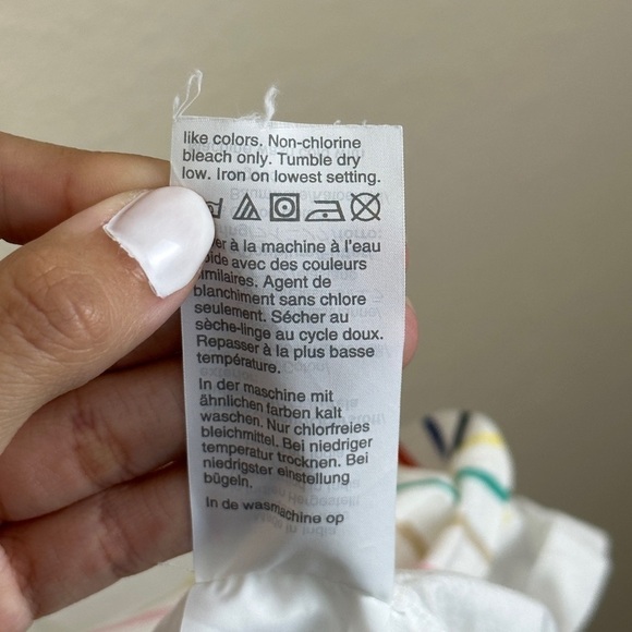 J. Crew Women's Rainbow Striped Tiered Ruffle Maxi Sun Dress Size 4 - Picture 12 of 15